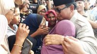 Tiba di Pengungsian Petobo, Prabowo Diteriaki Presiden
