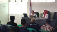 Suasana Rapat Kordinasi (Rakor) yang dilakukan Bawaslu Sigi bersama Panwaslu Kecamatan se Kabupaten Sigi. Foto: Nikko/PE