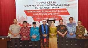 Buka Raker FKUB, Gubernur Sulteng Ajak Seluruh Umat Beragama Jaga Keharmonisan