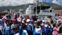 TK Mutiara Hati Kunjungi Markas TNI Lanal Palu.