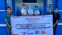 Customer Loyalty, Pertamina Bagikan Safety Kit Covid 19 ke Pelanggan Setia BBM Industri