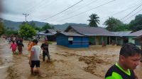 Kali Ketiga dalam Tiga Bulan Terakhir, Banjir Kembali Melanda Kecamatan Tomini Parimo