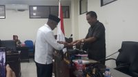 Diwakili Fraksi Gerindra, DPRD Parimo Serahkan Pendapat Akhir Fraksi Terhadap  RPJMD Kabupaten Parimo tahun 2019-2023