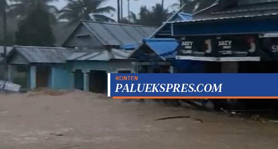 Banjir Masih Menggenangi Tolitoli hingga Malam Hari, Warga Tetap Siaga