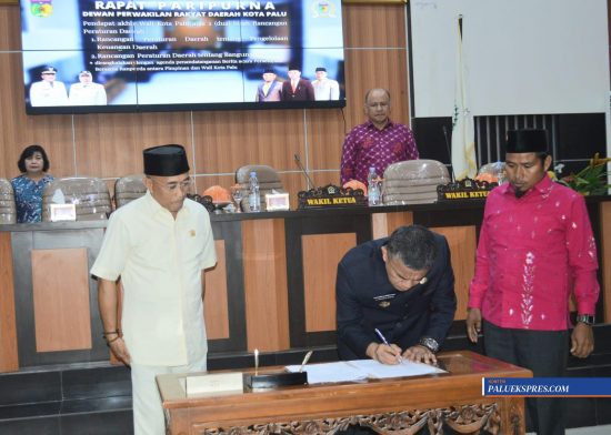 DPRD Palu Gelar Paripurna Pendapat Akhir Wali Kota terhadap 2 Ranperda