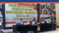 Polres Parimo Ukur ITK Secara Online