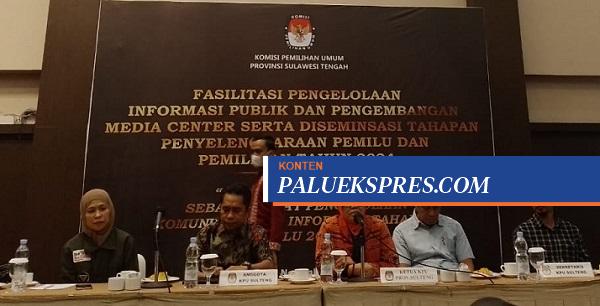 Ketua KPU Sulteng: Media Berperan Penting Menyebarluaskan Informasi Kepemiluan