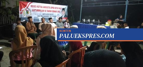 Reses di Tatura Selatan, Ketua DPRD Palu Imbau Warga Bentuk KUBE