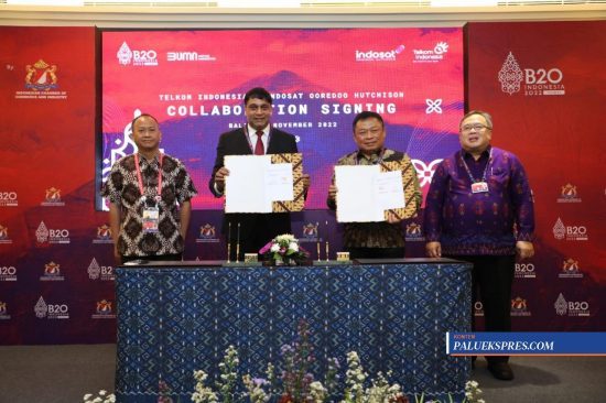 Telkom Indonesia dan Indosat Ooredoo Hutchison Kolaborasi Akselerasi Pertumbuhan Ekonomi Digital Indonesia