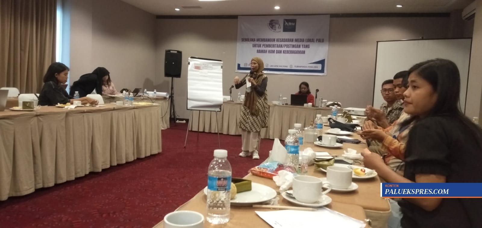 YLBH APIK Sulteng Sukses Laksanakan Semiloka Membangun Kesadaran Media Ramah HAM