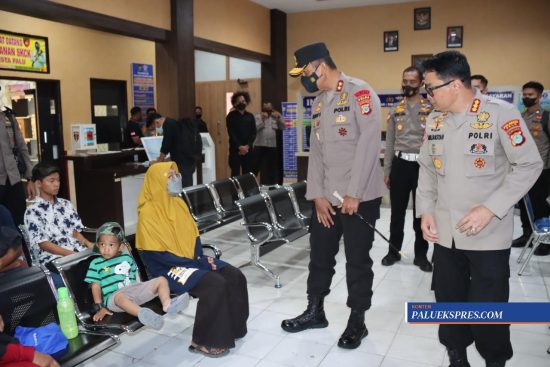Sidak Polresta Palu,  Kapolda Sulteng Ingin Pastikan Pelayanan Tak Ada Pungli