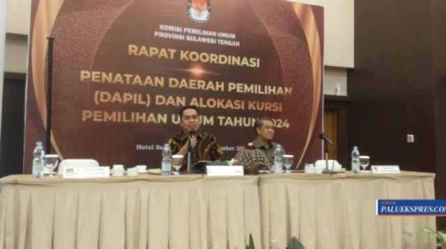Kuota 55 Kursi di DPRD Sulteng, Dapil V Dipecah Dua