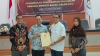 Pendaftaran Calon Anggota DPD, Syaifullah Djafar dan Lukky Semen Serahkan Dukungan