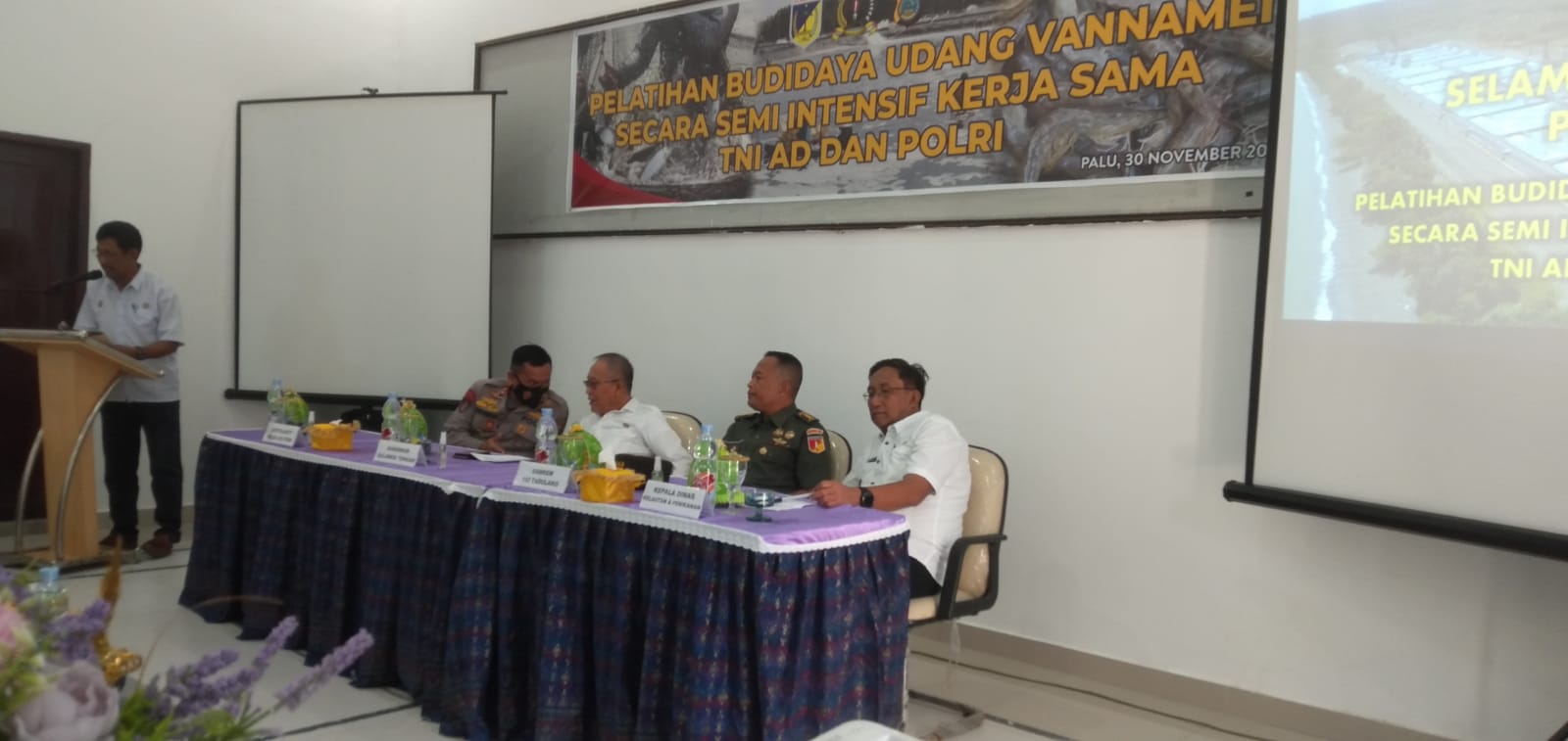 DKP Sulteng Gelar Pelatihan Teknologi Budidaya Udang Vannamei, Gandeng TNI Polri 