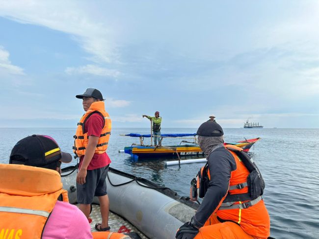Tim SAR Cari Warga Onepute Jaya yang Terjatuh ke Laut