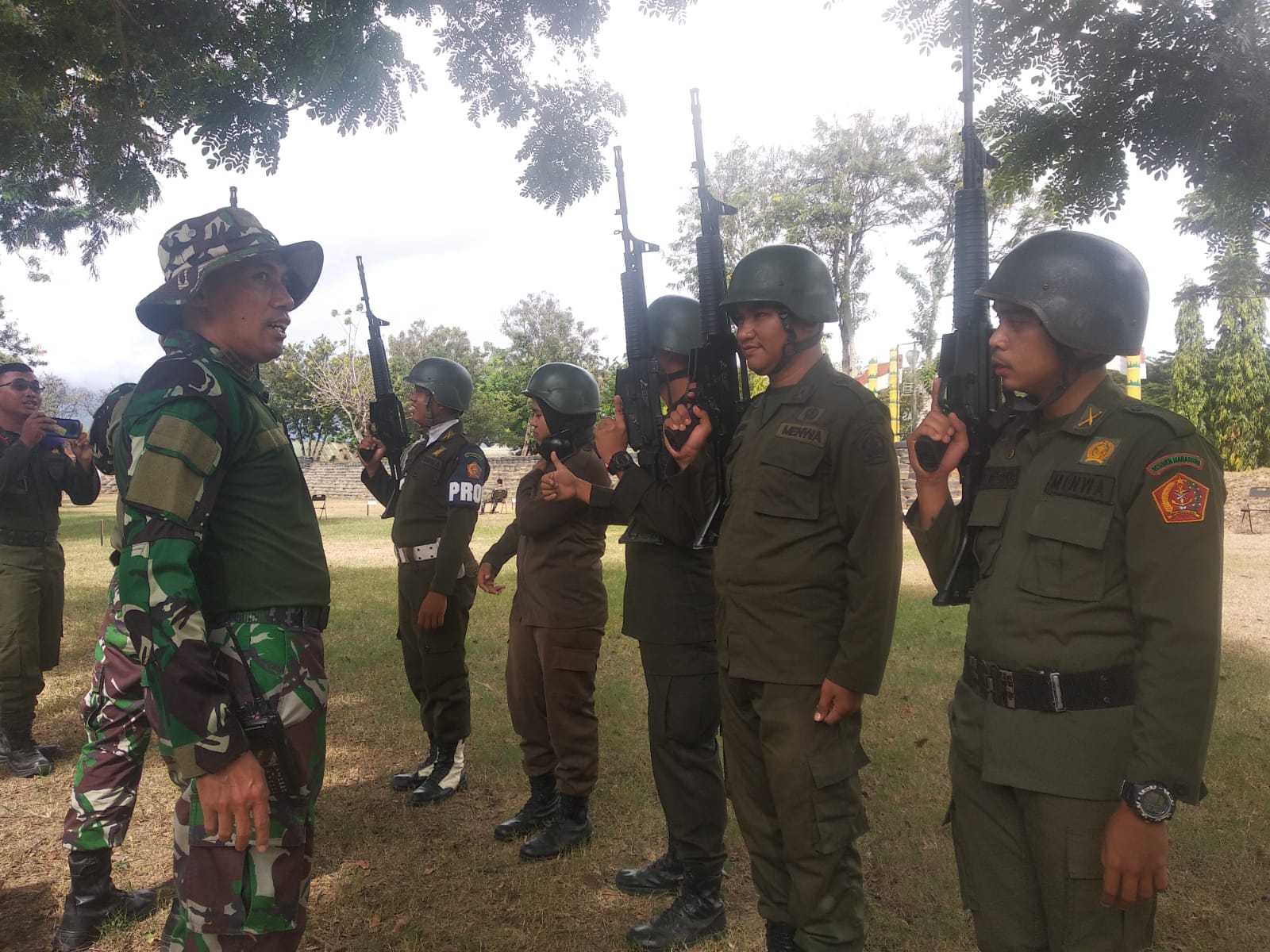 Lomba Ketangkasan Militer di Markas Yonif 711/Raksatama Palu