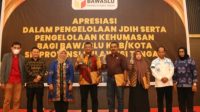 Palu Terbaik Kategori Umum pada Apresiasi Pengelolaan JDIH Bawaslu