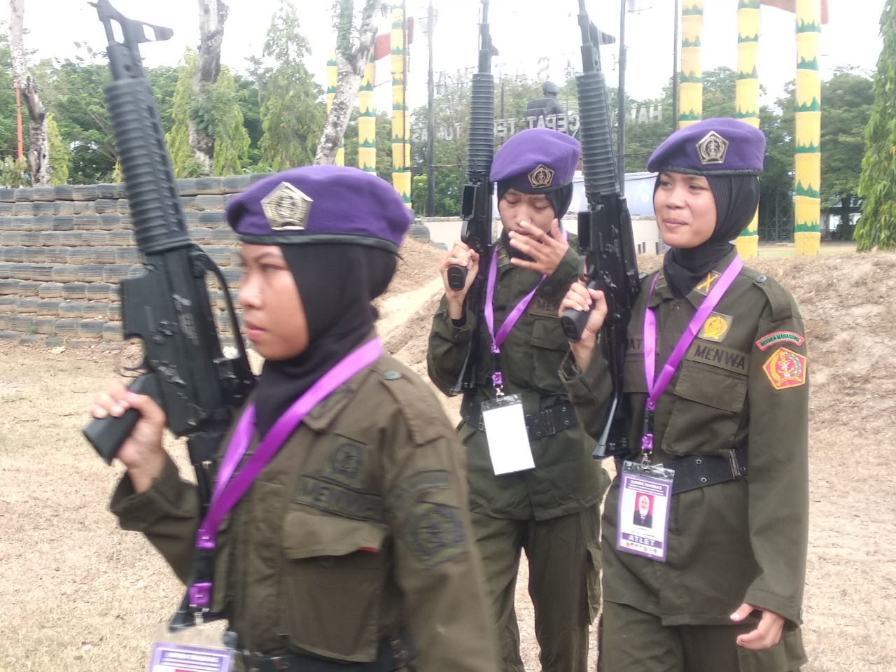 Mengadu Ketrampilan Menembak di Mayonif 711/Raksatama