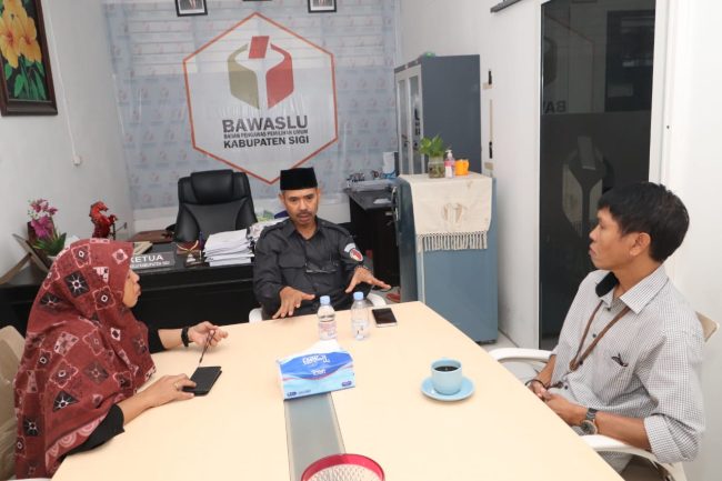 Sidak Bawaslu Sulteng, Ketua Bawaslu Sigi Tak Ada di Kantor