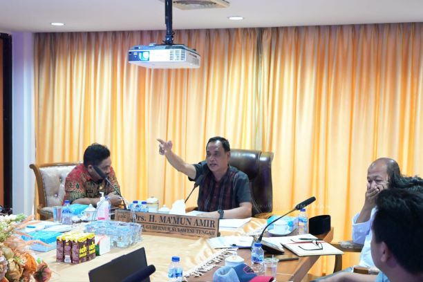 Wagub Pimpin Rapat Rekonstruksi 6 Paket Jalan Ruas Provinsi Mulai Kontrak Tahun 2023