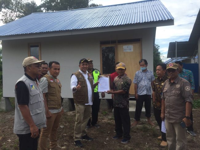 Huntara Penyintas Banjir Torue Terkendala Air Bersih dan Listrik