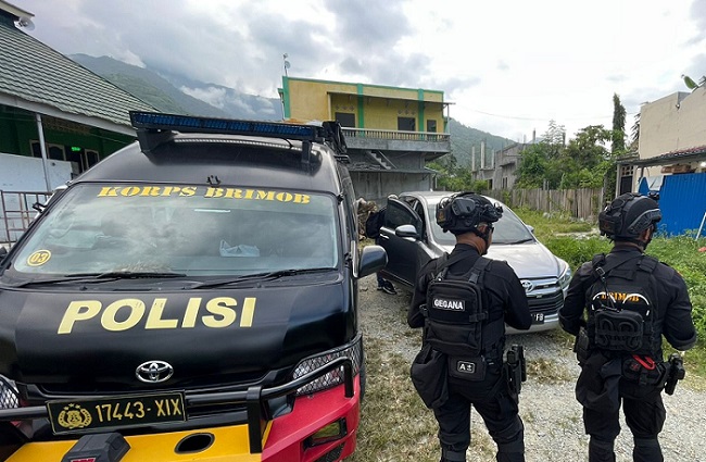Lima Terduga Teroris Ditangkap Densus 88 di Palu dan Sigi
