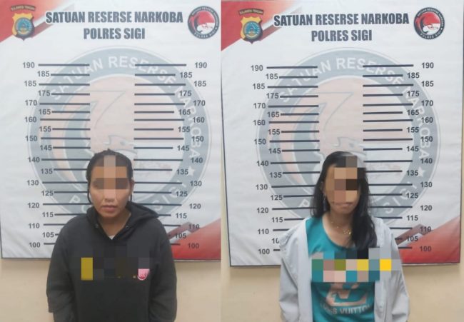 Dua Wanita Asal Palu Diciduk Polres Sigi karena Sabu