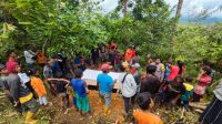 Polsek Marawola Olah TKP Penemuan Mayat Pria di Sungai Surumana