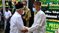 Hujan Lebat Mengiringi Takziyah Wapres di Rumah Almarhum Rapsel Ali