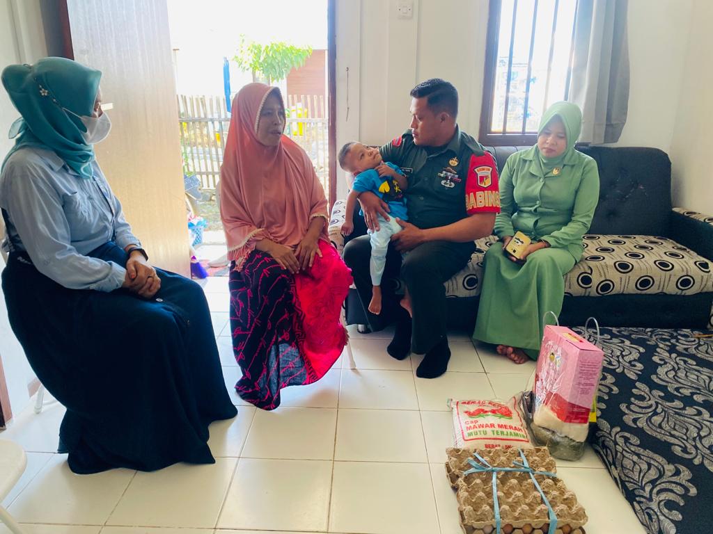 Kepedulian Babinsa pada Anak Stunting