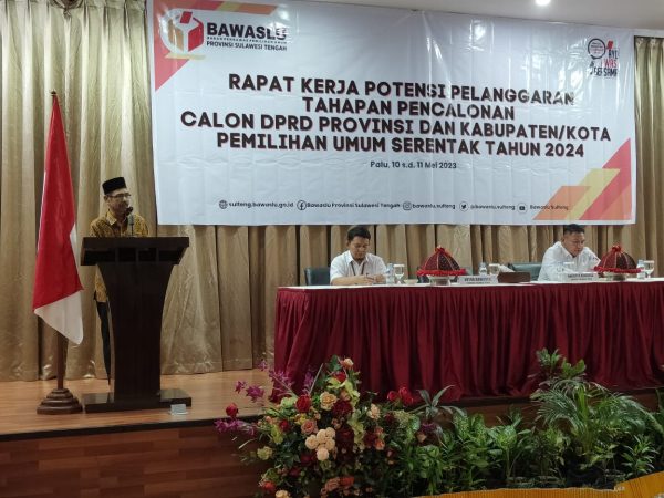 Bawaslu Sulteng Petakan Potensi Pelanggaran Tahapan Pencalonan DPRD