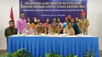 Balai Bahasa Sulteng Gelar Pelatihan Guru Utama Revitalisasi Bahasa Daerah di Poso