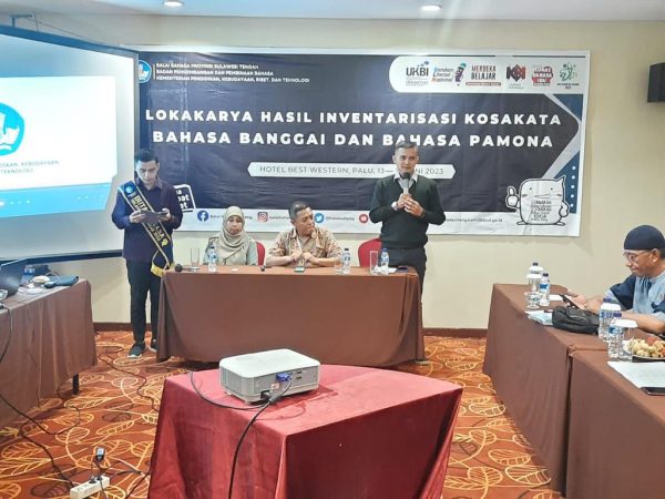 Kepala Balai Bahasa Sulteng:  Kosakata Bahasa Pamona dan Banggai Bisa Memperkaya KBBI