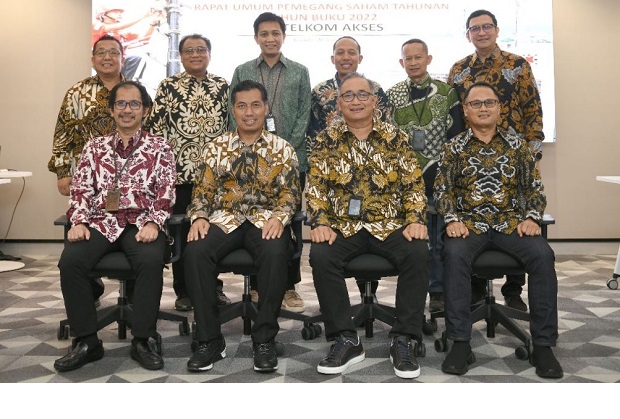 Telkom Akses Bukukan Pendapatan Rp8,7 Triliun Hasil RUPST Tahun Buku 2022