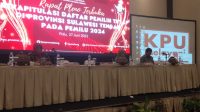 Pemilu Serentak 2024, KPU Sulteng Tetapkan DPT 2.236.703 Pemilih