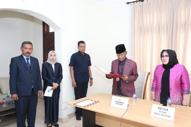 Gubernur Sulteng Melantik Ratusan Pejabat Secara Virtual dari Jakarta
