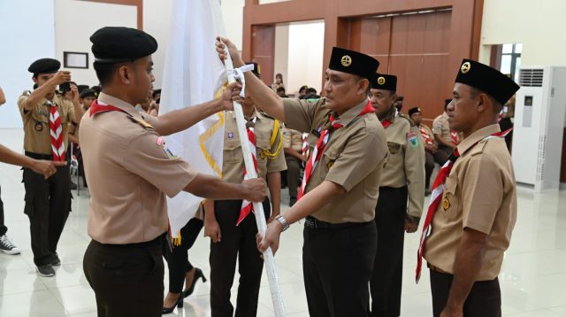 Gubernur Pesan ini Saat Lepas Peserta Raimuna Nasional XII.