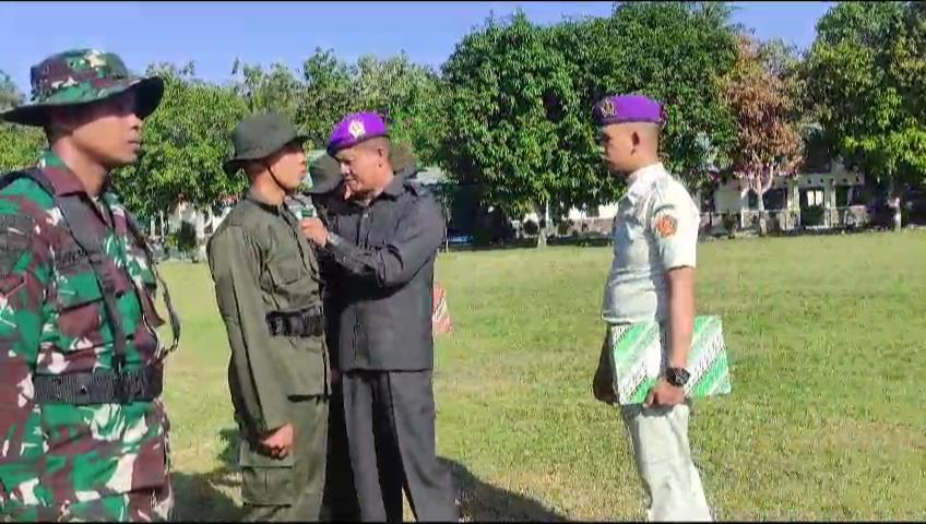 Menwa Sulteng Gelar Diklatsarmil Gabungan di Yonif 714/Sintuwu Maroso Poso.