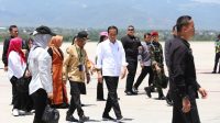 Gubernur H. Rusdy Mastura Sambut Kedatangan Presiden Jokowi