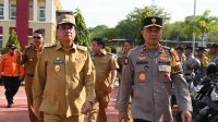 Siaga Bencana Alam dan Karhutla, Wagub Sulteng Hadir Gelar Apel Polda Sulteng