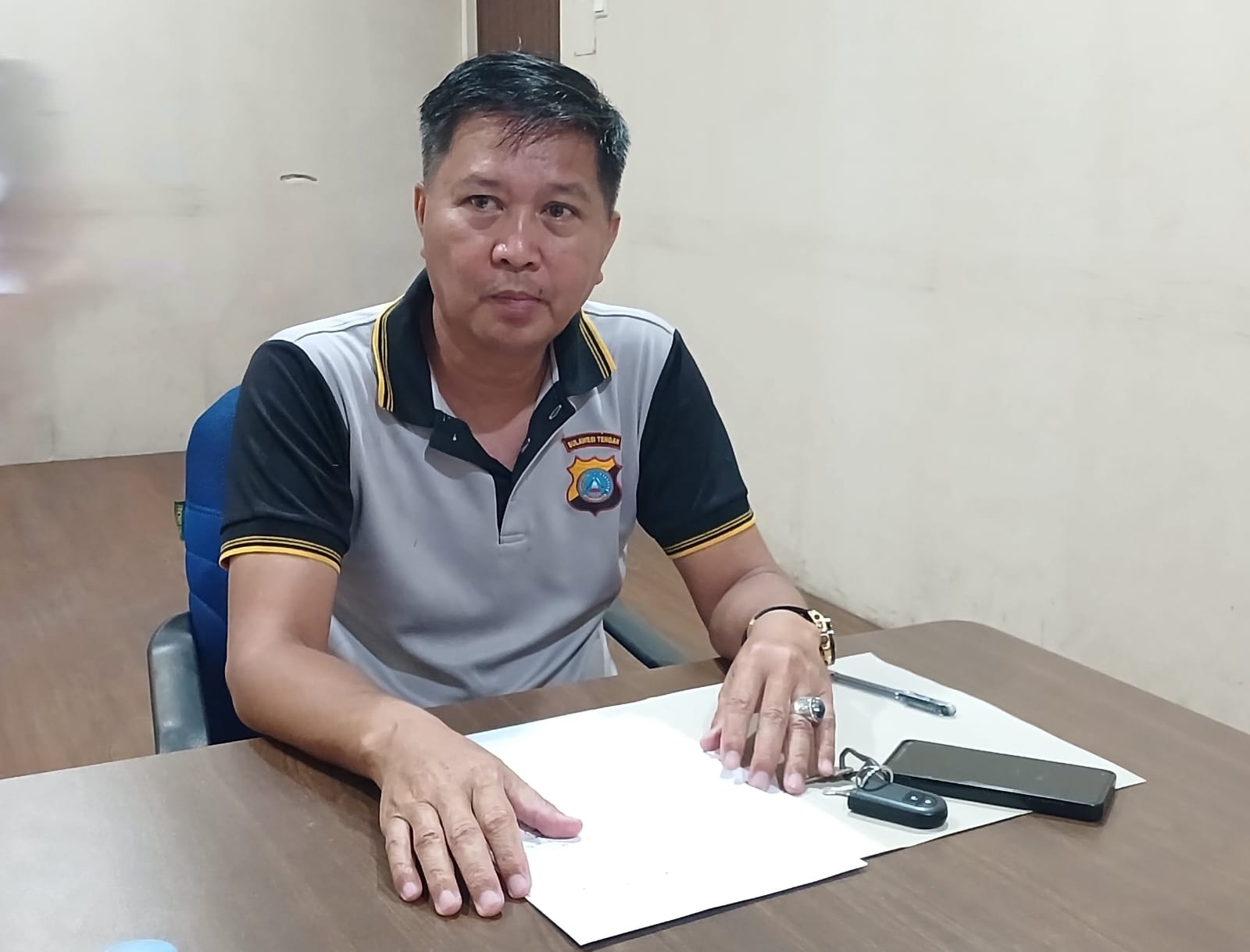 Kasi Humas Polres Parigi Moutong, AKP Jan Turangan. (Foto: Aswadin/PaluEkspres.com)