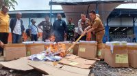 KPU Parigi Moutong Musnahkan Puluhan Ribu Surat Suara Rusak