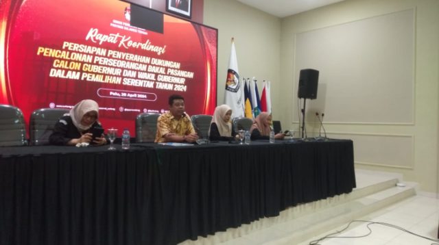 KPU Sulteng Sosialisasikan Syarat Calon Gubernur Jalur Independen di Pilgub 2024