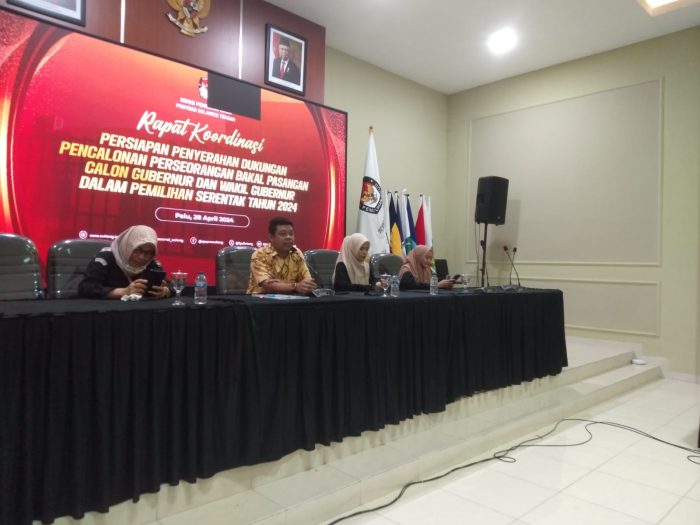 KPU Sulteng Sosialisasikan Syarat Calon Gubernur Jalur Independen di Pilgub 2024