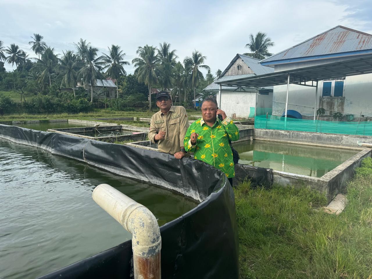 Kepala DKP Sulteng Kunjungi BBI Kulango Disela Menyertai Kunker Gubernur Rusdy di Buol