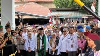 Bak Karnaval Budaya, Ribuan Pendukung Anwar-Reny Padati Jalan Menuju KPU Sulteng