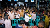 Ribuan Warga Terobos Lumpur, Kampanye Anwar Hafid di Tinombala Meledak