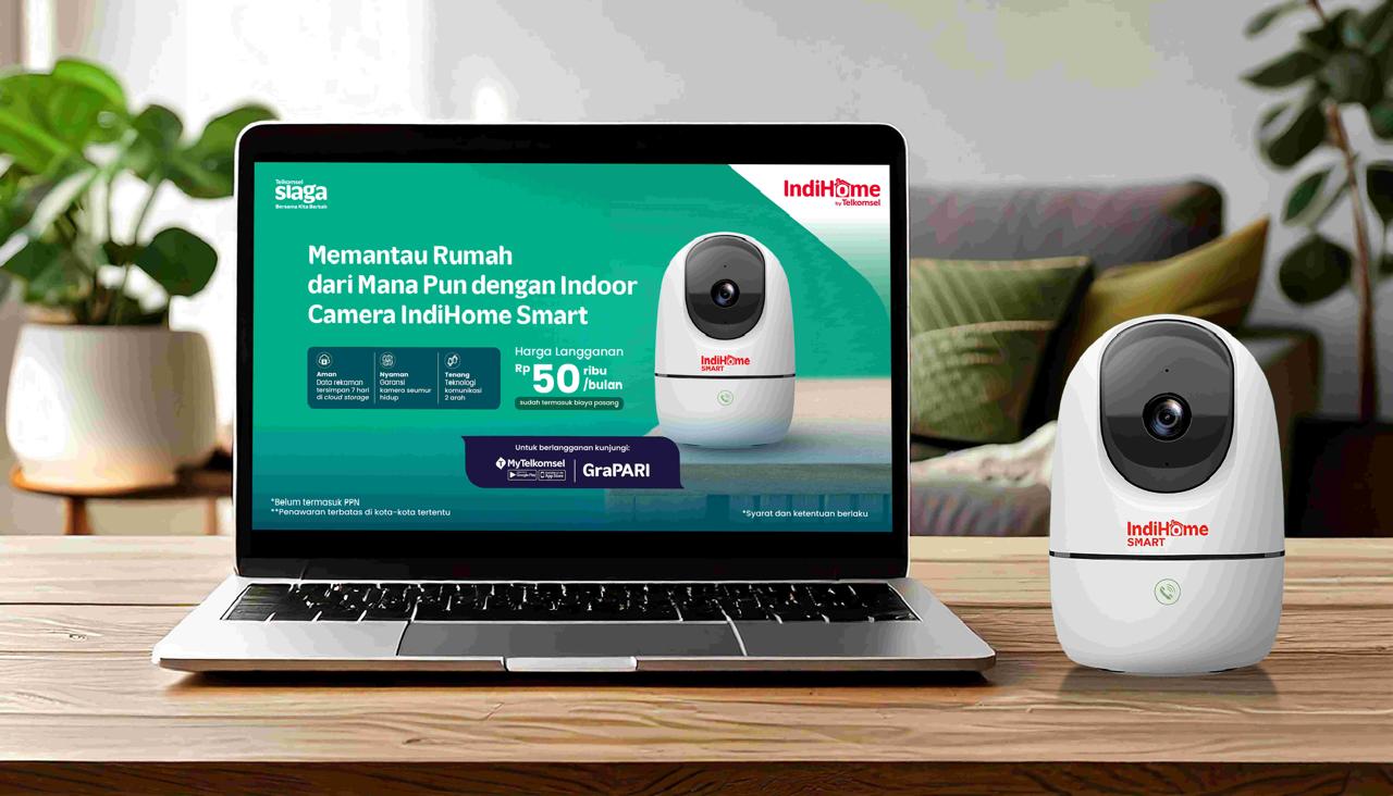 Solusi Rumah Pintar dengan Teknologi Keamanan Terkini, Telkomsel Hadirkan IndiHome SMART Camera