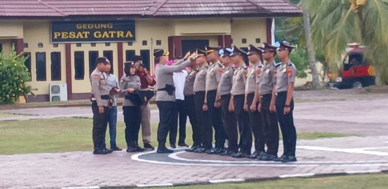 64 Personel Polres Parigi Moutong Naik Pangkat