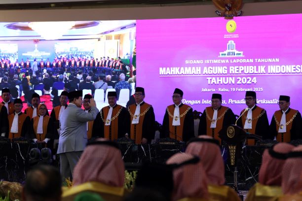 Prabowo: Saya Mengerti Betapa Berat Beban Para Hakim